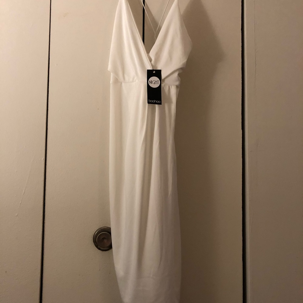 White Wrap Dress